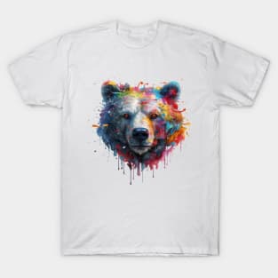 Bear Splash Art: Powerful Fantasy Representation #1 T-Shirt